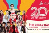 Mỹ Tâm và dàn sao hội ngộ tại The Jolly Day mừng cột mốc 20 năm của Jollibee Việt Nam