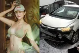 Nữ diễn viên 28 tuổi suýt mất mạng vì tai nạn, xe hư hỏng nặng