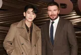 Ca sĩ Isaac hội ngộ David Beckham tại Milan