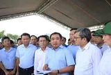 Bí thư Hà Nội kiểm tra các dự án giao thông hướng tâm quan trọng
