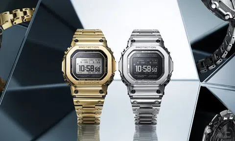 Casio ra mắt dòng G-SHOCK hoàn toàn bằng kim loại với màn hình MIP LCD giúp tăng khả năng hiển thị