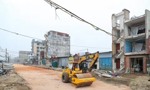Hà Nội gấp rút giải phóng mặt bằng, đẩy nhanh thi công tuyến đường Tam Trinh