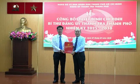 Đảng ủy Thanh tra TPHCM có tân Bí thư