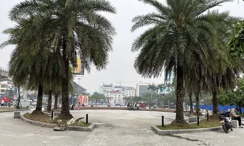 Sau phản ánh xuống cấp, công viên hồ điều hòa Mai Dịch khoác diện mạo mới