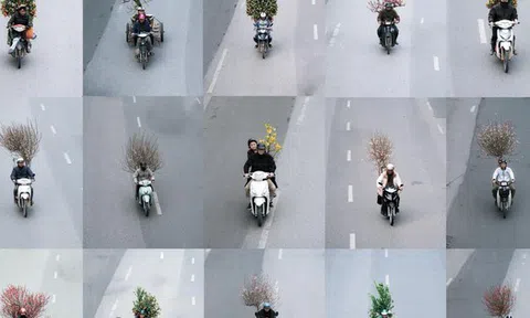 Bộ ảnh “Chở Tết về nhà” chụp trong một buổi chiều gây bão mạng