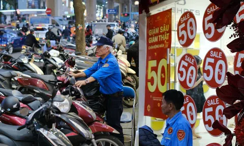 Cảnh tượng khó tin tại nhiều cửa hàng thời trang ở Hà Nội lúc 23h đêm 26 Tết