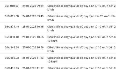 595 chủ xe có biển số sau nhanh chóng nộp phạt nguội theo Nghị định 168: Vi phạm cùng 1 lỗi có mức phạt lên tới 22 triệu đồng