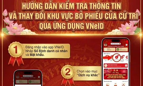Tính năng quan trọng trên VNeID dành cho cử tri đi làm xa quê