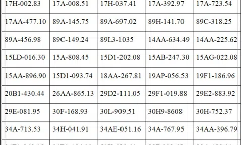 Công an đề nghị các chủ xe máy, ô tô trong danh sách sau nhanh chóng liên hệ, nộp phạt nguội theo Nghị định 168