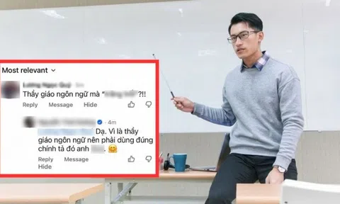 Một thầy giáo ngôn ngữ nổi tiếng ở TP.HCM bỗng bị cộng đồng mạng "bóc phốt" dùng từ sai, kết quả cuộc tranh cãi quá bất ngờ!