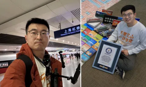 Suốt 24 giờ làm một việc không ai ngờ trên tàu hỏa, người đàn ông lập kỷ lục Guinness