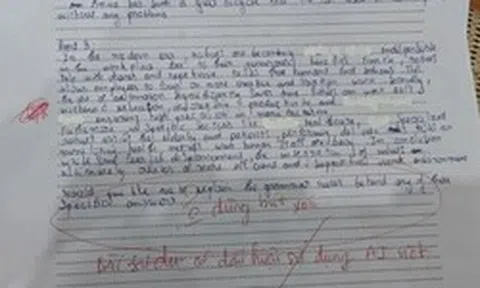 Bài thi tiếng Anh đang khiến nhiều giáo viên, phụ huynh chết lặng: Như này thì hỏng cả 1 thế hệ!