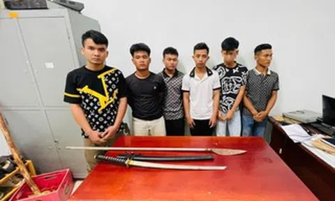 Tạm giữ hình sự nhóm đối tượng chém nhiều người đi đường trong đêm