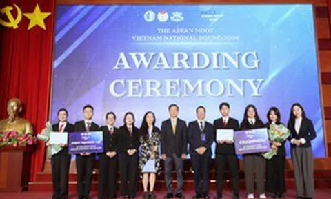 Sinh viên trường Đại học Luật Hà Nội vô địch tại cuộc thi The ASEAN Moot 2026
