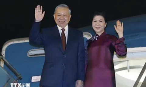 Tổng Bí thư, Chủ tịch nước Tô Lâm và Phu nhân lên đường thăm cấp Nhà nước đến Trung Quốc