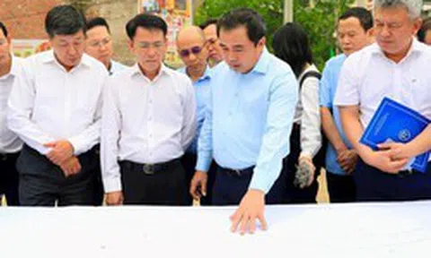 Bí thư Thành ủy Hà Nội Trần Đức Thắng kiểm tra tiến độ các dự án, công trình trọng điểm trên địa bàn Thủ đô