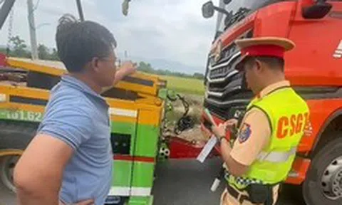 Xe tải dính hàng loạt lỗi trên cao tốc, tài xế và chủ xe bị phạt hơn 100 triệu đồng