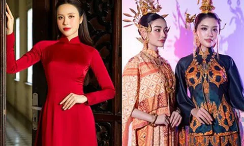 Tô Diệp Hà yêu kiều áo dài đỏ, hoa hậu Phương Oanh, Yến Nhi hóa 'nàng thơ'