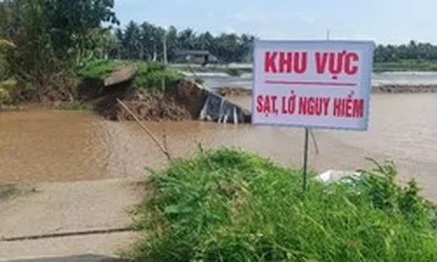 Vĩnh Long dự chi 35.800 tỷ đồng, di dời gần 1.700 hộ dân để chống sạt lở