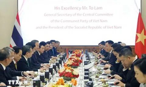 Tổng Bí thư, Chủ tịch nước Tô Lâm hội đàm với Thủ tướng Thái Lan: Tạo đột phá trong hợp tác kinh tế