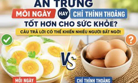 Ăn trứng mỗi ngày hay chỉ ăn thỉnh thoảng tốt hơn? Câu trả lời có thể khiến nhiều người bất ngờ