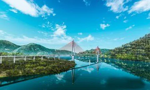 Lộ diện cây cầu dây văng có nhịp chính dài nhất Việt Nam có cọc khoan nhồi sâu bằng tòa nhà 30 tầng, mỗi lồng thép nặng khoảng 100 tấn
