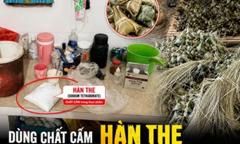 Phát hiện cơ sở dùng chất cấm khi làm bánh ú tro phục vụ Tết Đoan Ngọ