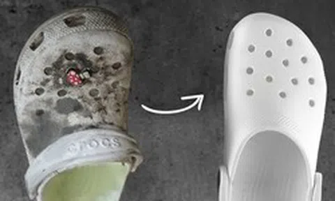 5 cách làm sạch dép Crocs nhanh và hiệu quả