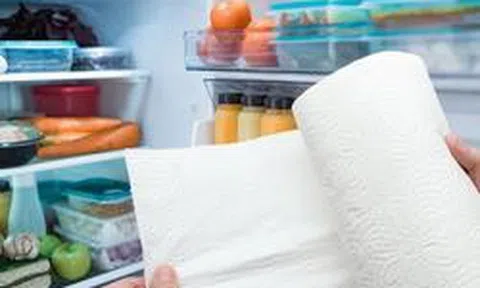 Nhiều người thường xuyên bỏ khăn giấy vào tủ lạnh, hóa ra là vì 4 tác dụng này