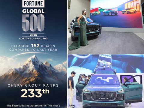 Tập đoàn Chery trở lại bảng xếp hạng Fortune Global 500; LEPAS ra mắt tại Triển lãm ô tô Jakarta và nhận những đơn hàng đầu tiên từ nước ngoài