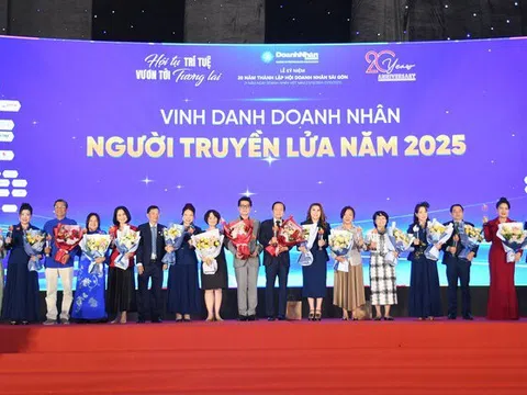 Hội Doanh nhân Sài Gòn vinh danh hàng trăm doanh nhân