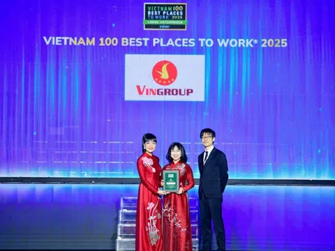 Vingroup thăng hạng trong Top 10 Nơi làm việc tốt nhất Việt Nam năm 2025