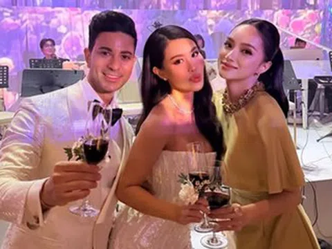 Hương Giang cùng dàn sao dự đám cưới em chồng Hà Tăng - fashionista Tiên Nguyễn