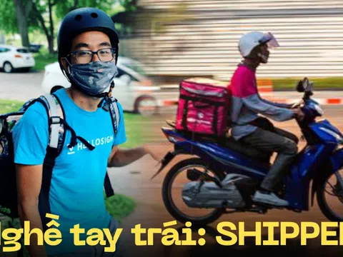 Ngày làm văn phòng, tối làm shipper kiếm tiền triệu