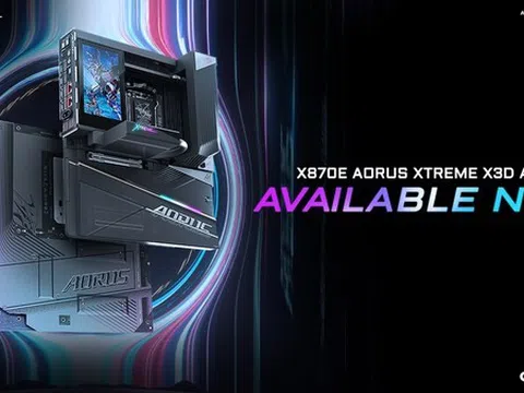 Giải phóng bộ xử lý AMD Ryzen X3D: Bo mạch chủ X870E AORUS XTREME X3D AI TOP của GIGABYTE đã lên kệ