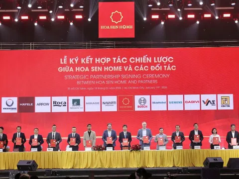 Chính thức công bố thành lập Hoa Sen Home, ký kết hợp tác và công bố các chiến lược mới