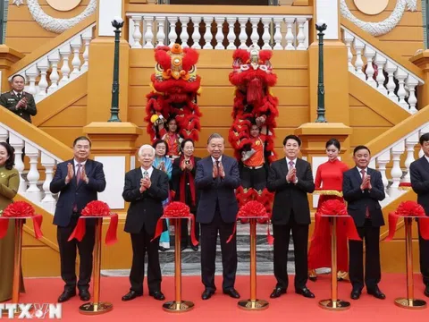 Tổng Bí thư Tô Lâm dự khánh thành công trình Trụ sở làm việc Cơ quan Chủ tịch nước