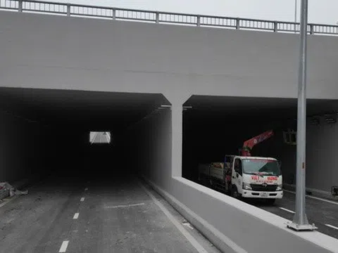 Hầm chui qua đường sắt gần 800 tỉ đồng sắp thông tuyến