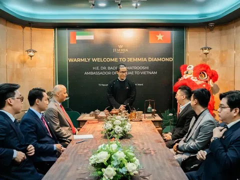 Jemmia Diamond đón tiếp Đại sứ UAE: khẳng định vị thế cầu nối thương mại Việt Nam - UAE và kiến tạo "Kim cương vượng khí"