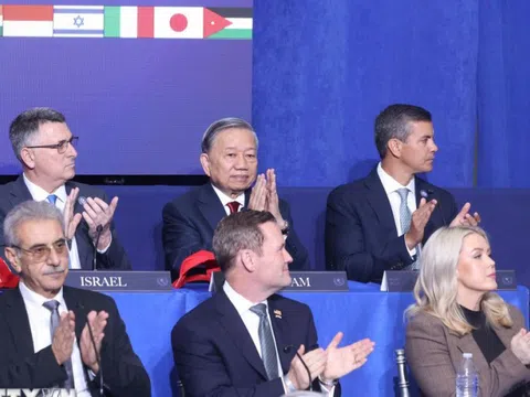 Tổng Bí thư Tô Lâm dự Phiên khai mạc Hội đồng Hoà bình về Gaza