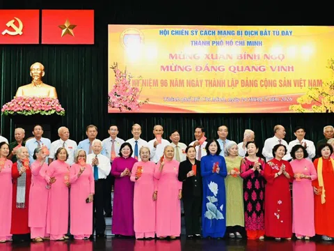 Hội Chiến sĩ cách mạng bị địch bắt tù đày TPHCM họp mặt mừng Xuân, mừng Đảng