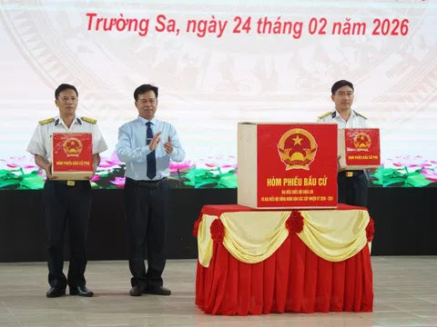 Đặc khu Trường Sa có 21 khu vực bỏ phiếu bầu cử