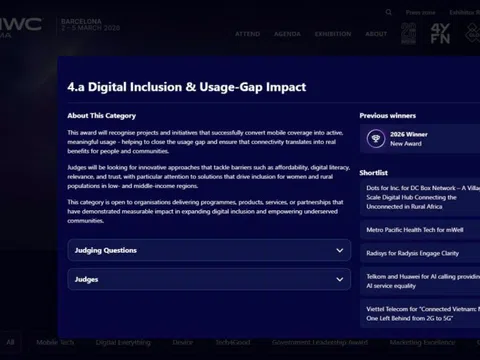 Việt Nam nhận đề cử GLOMO Awards: Hành trình từ 2G đến 5G của Viettel được thế giới ghi nhận