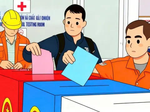 Tây Ninh: Công nhân gửi gắm niềm tin qua từng lá phiếu