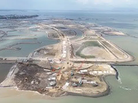 Cận cảnh khu đô thị lấn biển Cần Giờ sau gần một năm thi công
