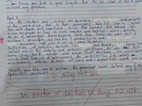 Bài thi tiếng Anh đang khiến nhiều giáo viên, phụ huynh chết lặng: Như này thì hỏng cả 1 thế hệ!