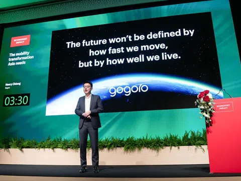 Gogoro, công ty dẫn đầu về hoán đổi pin của Đài Loan mở ra kỷ nguyên mới cho di chuyển đô thị tại Tuần lễ Phát triển Bền vững Châu Á của The Economist