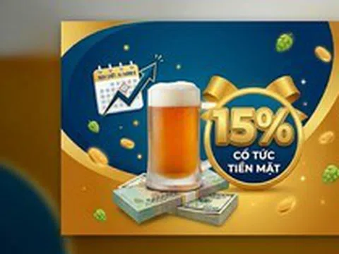 Một công ty sắp chốt ngày trả cổ tức tiền mặt 15%