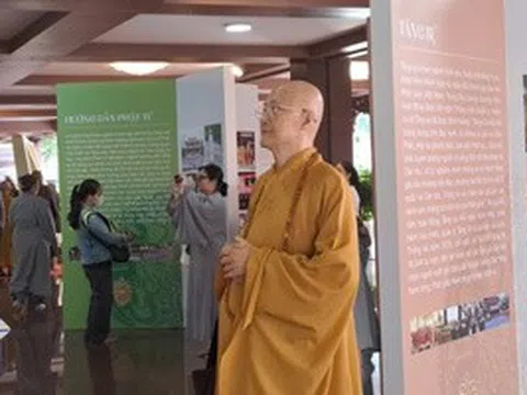 Triển lãm "45 năm Giáo hội Phật giáo Việt Nam: Phát triển cùng đất nước - Bước vào kỷ nguyên mới"