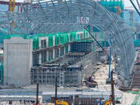 Cận cảnh mái thép Trung tâm Hội nghị APEC Phú Quốc, nặng gần 100 máy bay Boeing